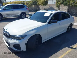 2022 BMW 3 Series M340i with VIN 3MW5U7J01N8C40721, listed as a IAAI auction lot 41651842 with 31,756 mi miles. Bid and sale history available at carsss.com. Image 19.