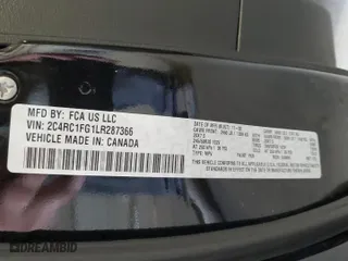 2020 Chrysler Pacifica Touring with VIN 2C4RC1FG1LR287366, listed as a Copart auction lot 88038175 with 106,686 mi miles and Salvage Title. Bid and sale history available at carsss.com. Image 13.
