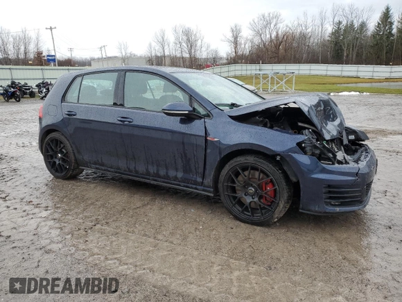 2015 Volkswagen Golf GTI Autobahn w/Performance Pkg with VIN 3VW447AUXFM092608, listed as a Copart auction lot 69382632 with 48,140 mi miles. Bid and sale history available at carsss.com. Image 4.