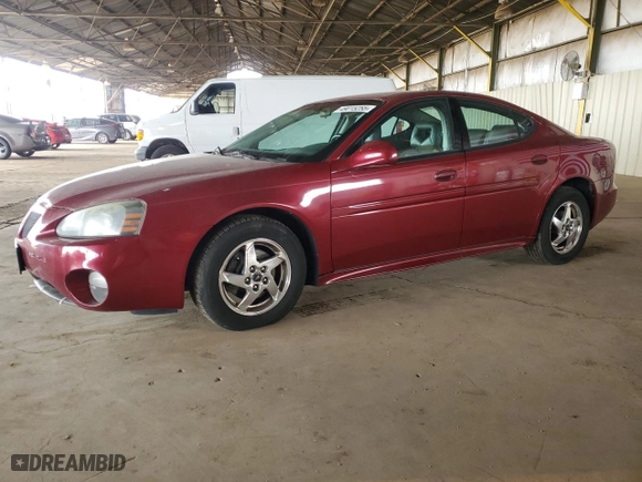 2004 Pontiac Grand Prix GT2 with VIN 2G2WS522141217359, listed as a Copart auction lot 49015255 with 121,581 mi miles and Clean Title. Bid and sale history available at carsss.com. Image 1.