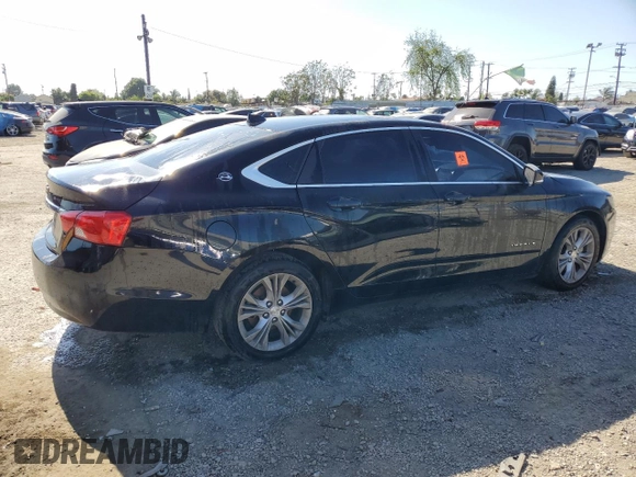 2014 Chevrolet Impala LT with VIN 2G1115SL2E9245975, listed as a Copart auction lot 56395655 with Not Provided miles and Clean Title. Bid and sale history available at DreamBid. Image 3.