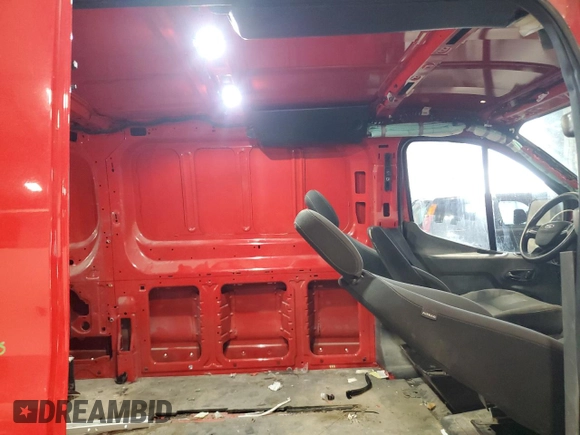 2023 Ford Transit Cargo with VIN 1FTBR1Y8XPKA49705, listed as a Copart auction lot 50873805 with 31,134 mi miles and Salvage Title. Bid and sale history available at carsss.com. Image 10.