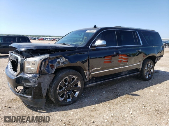 2018 GMC Yukon XL Denali with VIN 1GKS2HKJ8JR358438, listed as a Copart auction lot 69838364 with 47,198 mi miles and Salvage Title. Bid and sale history available at carsss.com. Image 1.