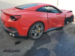 2020 Ferrari Portofino z VIN ZFF89FPAXL0248787, wystawiony jako Copart lot #57488894 z przebiegiem 22 022 mil mil oraz Nie do naprawy. Historia ofert i sprzedaży dostępna na DreamBid. Obrazek 3.