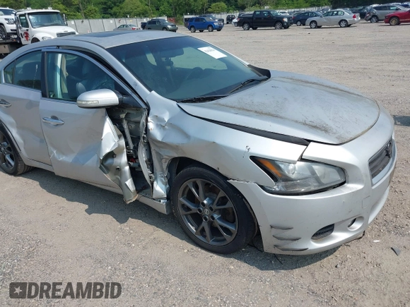 2012 Nissan Maxima SV with VIN 1N4AA5AP6CC841081, listed as a IAAI auction lot 42428824 with 131,026 mi miles and . Bid and sale history available at DreamBid. Image 1.