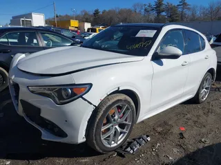 2020 Alfa Romeo Stelvio Ti with VIN ZASPAKBNXL7C91738, listed as a IAAI auction lot 41615757 with 1 mi miles. Bid and sale history available at carsss.com. Image 17.