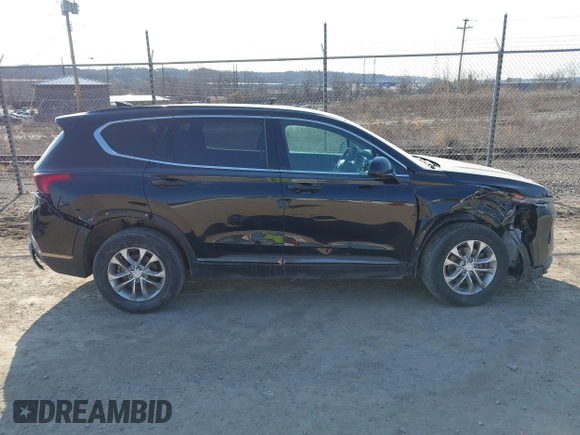 2019 Hyundai Santa Fe SEL with VIN 5NMS3CAD0KH058762, listed as a IAAI auction lot 41775703 with 49,755 mi miles. Bid and sale history available at carsss.com. Image 14.