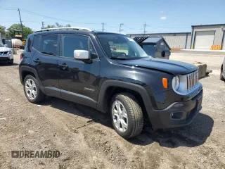 2015 Jeep Renegade Limited with VIN ZACCJBDT1FPB85947, listed as a Copart auction lot 62171715 with 108,749 mi miles and Salvage title. Bid and sale history available at DreamBid. Image 4.
