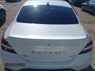 2023 Genesis G70 2.0T with VIN KMTG34TAXPU112861, listed as a IAAI auction lot 41320749 with 33,824 mi miles. Bid and sale history available at carsss.com. Image 16.