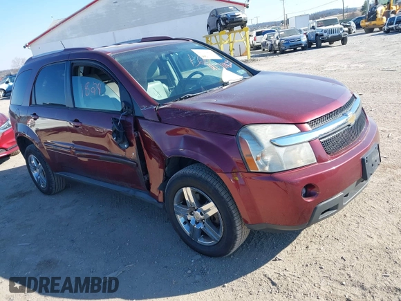 2009 Chevrolet Equinox LT w/2LT with VIN 2CNDL53F696214903, listed as a IAAI auction lot 41711824 with 172,492 mi miles. Bid and sale history available at carsss.com. Image 1.