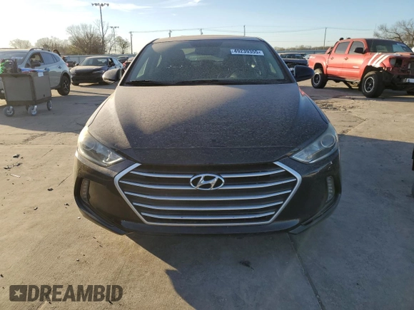 2017 Hyundai Elantra Limited with VIN 5NPD84LFXHH139293, listed as a Copart auction lot 49239355 with 113,318 mi miles and Salvage Title. Bid and sale history available at DreamBid. Image 5.