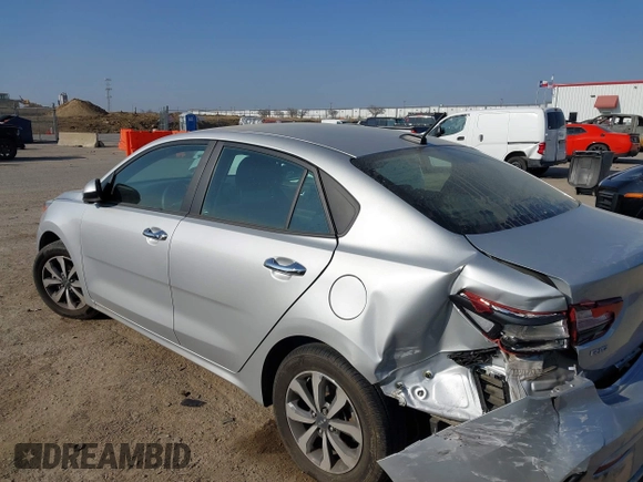 2022 Kia Rio S with VIN 3KPA24AD9NE441681, listed as a IAAI auction lot 41791506 with 35,913 mi miles and . Bid and sale history available at DreamBid. Image 3.
