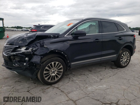 2017 Lincoln MKC Reserve with VIN 5LMCJ3C91HUL13688, listed as a Copart auction lot 58495415 with 125,646 mi miles and Salvage title. Bid and sale history available at DreamBid. Image 1.