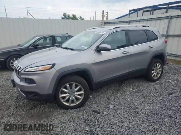2016 Jeep Cherokee Limited with VIN 1C4PJMDB8GW248874, listed as a Copart auction lot 63388455 with 132,535 mi miles and Salvage title. Bid and sale history available at DreamBid. Image 1.