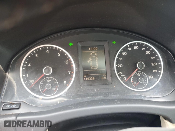 2013 Volkswagen Tiguan SE z VIN WVGAV7AXXDW523728, wystawiony jako Copart lot #64116173 z przebiegiem 116 336 mil mil oraz Szkoda całkowita • Salvage title. Historia ofert i sprzedaży dostępna na DreamBid. Obrazek 9.