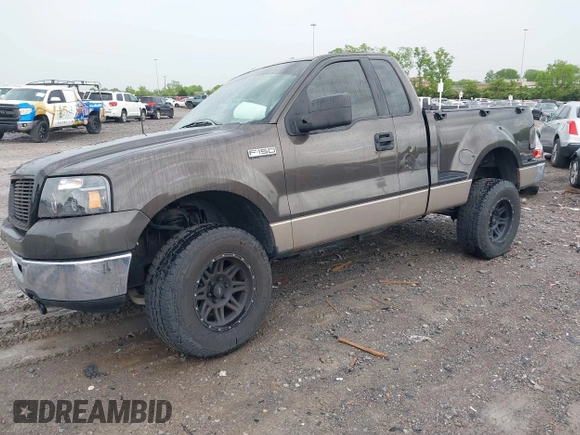 2006 Ford F-150 STX with VIN 1FTRF04W86KB04740, listed as a IAAI auction lot 42112621 with 184,375 mi miles and . Bid and sale history available at DreamBid. Image 17.
