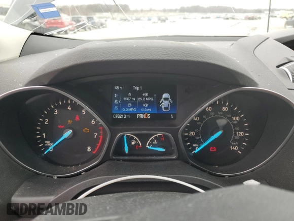 2017 Ford Escape SE with VIN 1FMCU0GD8HUA79606, listed as a Copart auction lot 50763095 with 76,213 mi miles and Clean Title. Bid and sale history available at carsss.com. Image 9.