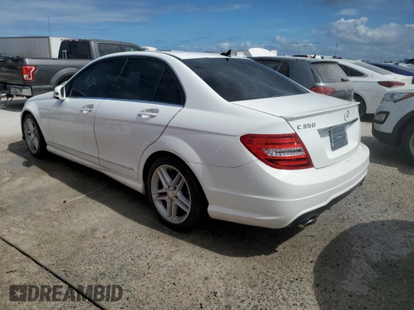 2013 Mercedes-Benz C 350 Sport with VIN WDDGF5HB1DR300170, listed as a Copart auction lot 75082104 with Not Provided miles and Non Repairable. Bid and sale history available at DreamBid. Image 2.