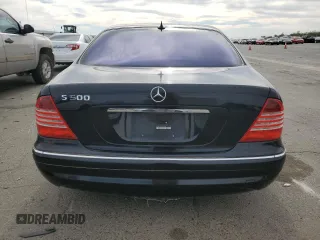 2003 Mercedes-Benz S-Class 5.0L with VIN WDBNG75J83A326783, listed as a Copart auction lot 81931274 with 242,197 mi miles and Clean Title. Bid and sale history available at carsss.com. Image 6.