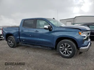 2024 Chevrolet Silverado 1500 LT with VIN 3GCPDDEK7RG174872, listed as a Copart auction lot 50132685 with 14,195 mi miles and Salvage Title. Bid and sale history available at carsss.com. Image 4.