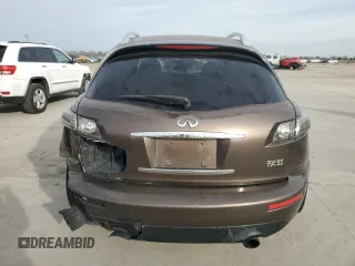 2006 Infiniti FX35 with VIN JNRAS08U66X100173, listed as a Copart auction lot 47667785 with 242,784 mi miles and Clean Title. Bid and sale history available at carsss.com. Image 6.
