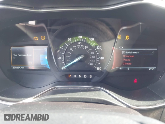 2016 Ford Fusion Titanium with VIN 3FA6P0K90GR179528, listed as a IAAI auction lot 42181213 with 230,264 mi miles. Bid and sale history available at carsss.com. Image 7.