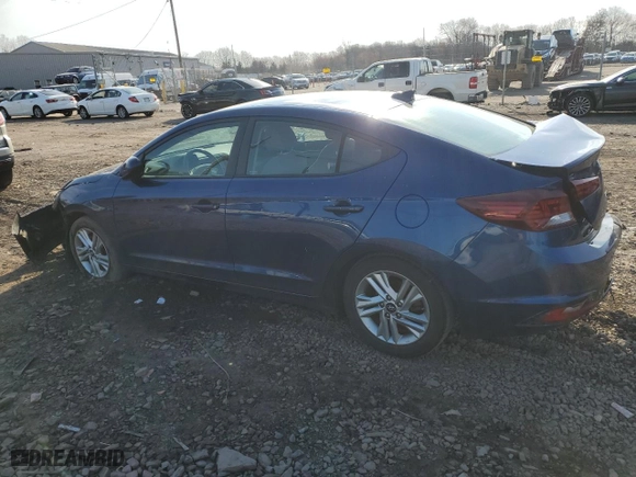 2020 Hyundai Elantra SEL with VIN 5NPD84LF4LH631083, listed as a Copart auction lot 50919715 with 66,388 mi miles and Salvage Title. Bid and sale history available at carsss.com. Image 2.