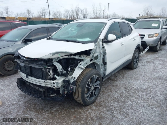 2021 Buick Encore GX Select with VIN KL4MMDS23MB090065, listed as a IAAI auction lot 41504261 with 52,291 mi miles. Bid and sale history available at carsss.com. Image 18.