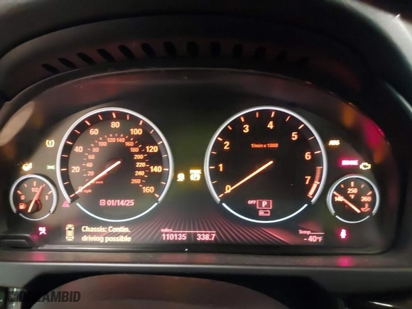 2016 BMW X5 eDrive xDrive40e with VIN 5UXKT0C51G0S74923, listed as a IAAI auction lot 41282150 with 110,135 mi miles. Bid and sale history available at carsss.com. Image 7.
