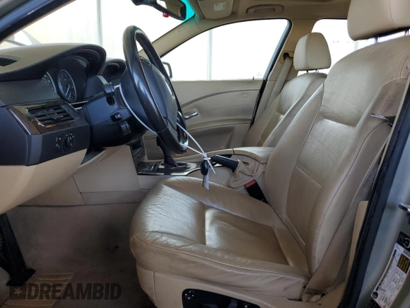 2005 BMW 5 Series 530i with VIN WBANA73535CR59463, listed as a Copart auction lot 67878994 with 147,052 mi miles and Salvage Title. Bid and sale history available at DreamBid. Image 7.