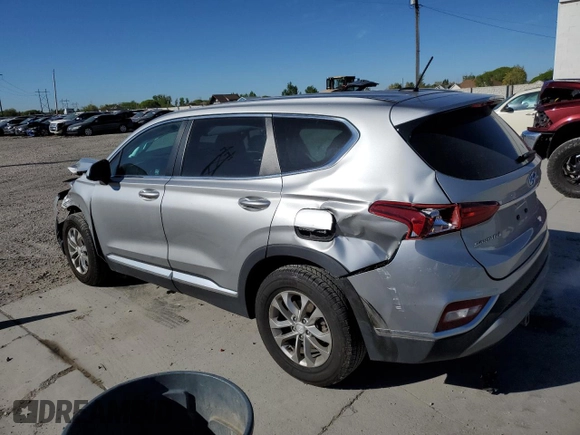 2020 Hyundai Santa Fe SE with VIN 5NMS2CAD1LH199165, listed as a Copart auction lot 54455865 with 27,688 mi miles and Salvage title. Bid and sale history available at DreamBid. Image 2.
