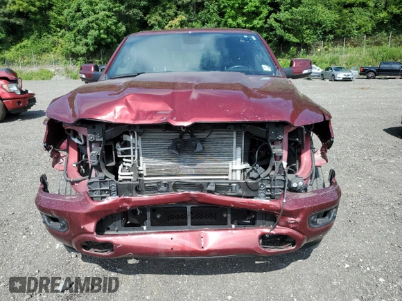 2022 Ram 1500 Big Horn z VIN 1C6RRFFGXNN296442, wystawiony jako Copart lot #64558045 z przebiegiem 33 925 mil mil oraz Szkoda całkowita • Salvage title. Historia ofert i sprzedaży dostępna na DreamBid. Obrazek 5.