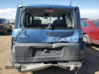2006 Honda Element EX with VIN 5J6YH28686L013774, listed as a Copart auction lot 47295225 with 185,935 mi miles and Salvage Title. Bid and sale history available at DreamBid. Image 6.