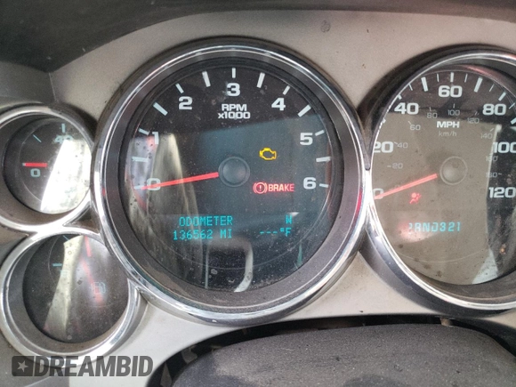 2009 Chevrolet Silverado 1500 LT with VIN 1GCEK29J49Z264872, listed as a Copart auction lot 48984005 with 136,562 mi miles and Salvage Title. Bid and sale history available at carsss.com. Image 9.
