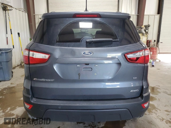 2019 Ford EcoSport SE with VIN MAJ6S3GL6KC277863, listed as a Copart auction lot 54396745 with 67,876 mi miles and Salvage Title. Bid and sale history available at carsss.com. Image 6.