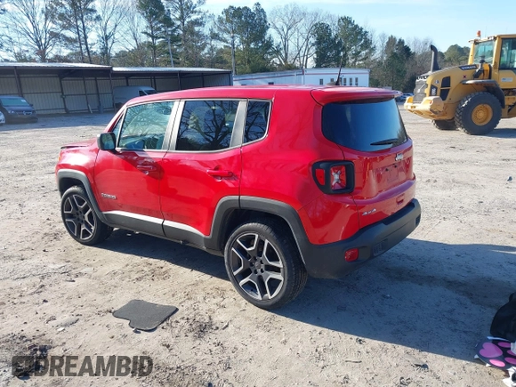 2021 Jeep Renegade Upland with VIN ZACNJDAB1MPM37898, listed as a IAAI auction lot 41276713 with 12,000 mi miles and . Bid and sale history available at DreamBid. Image 3.