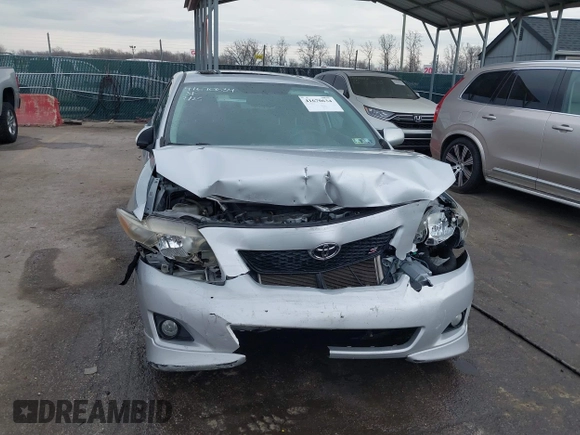 2009 Toyota Corolla with VIN 2T1BU40E69C110005, listed as a IAAI auction lot 41670634 with 191,866 mi miles. Bid and sale history available at carsss.com. Image 12.