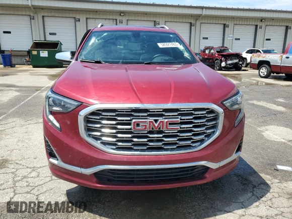 2018 GMC Terrain Denali with VIN 3GKALXEX9JL141040, listed as a Copart auction lot 58927465 with 58,487 mi miles and Salvage title. Bid and sale history available at DreamBid. Image 5.