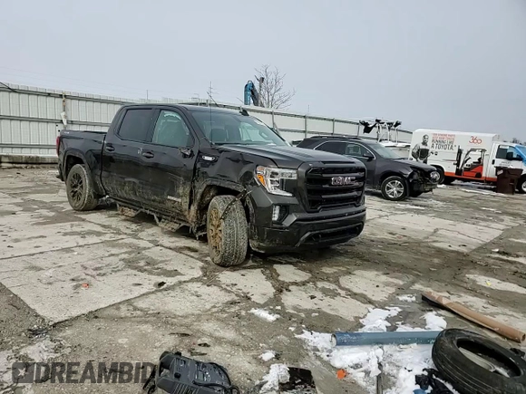 2021 GMC Sierra 1500 Elevation with VIN 3GTU9CET8MG300060, listed as a Copart auction lot 45880105 with 67,412 mi miles and Salvage Title. Bid and sale history available at DreamBid. Image 10.