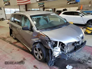 2011 Toyota Sienna LE AAS with VIN 5TDKK3DC8BS094296, listed as a Copart auction lot 85596894 with 156,952 mi miles and Salvage title. Bid and sale history available at DreamBid. Image 4.