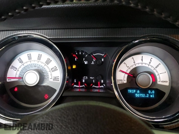 2010 Ford Mustang GT with VIN 1ZVBP8FH2A5100327, listed as a Copart auction lot 58474295 with 50,752 mi miles and Salvage title. Bid and sale history available at DreamBid. Image 9.