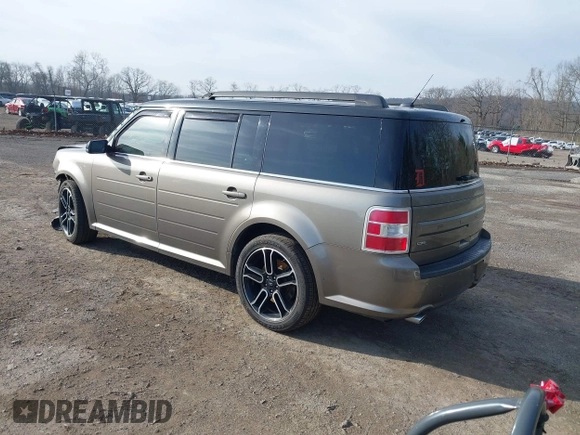 2014 Ford Flex SEL with VIN 2FMHK6C85EBD38724, listed as a IAAI auction lot 41866442 with 147,661 mi miles. Bid and sale history available at carsss.com. Image 3.