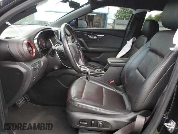2020 Chevrolet Blazer RS с VIN 3GNKBERS8LS575827, выставлен на аукционе Copart как лот 56800715 с пробегом 77 424 миль миль и Списание • Salvage title. История ставок и продаж доступна на DreamBid. Изображение 7.
