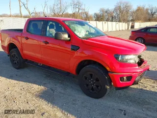 2020 Ford Ranger XL with VIN 1FTER4FH5LLA75408, listed as a IAAI auction lot 41022370 with 42,747 mi miles. Bid and sale history available at carsss.com. Image 1.