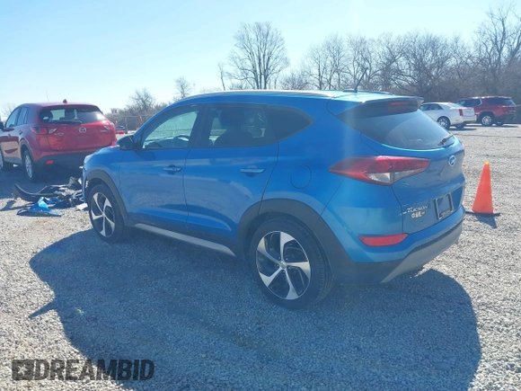 2017 Hyundai Tucson Sport with VIN KM8J3CA20HU336809, listed as a IAAI auction lot 41800913 with 112,948 mi miles and . Bid and sale history available at DreamBid. Image 3.