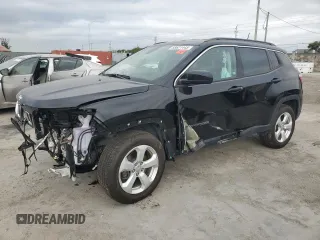 2019 Jeep Compass Latitude with VIN 3C4NJCBB7KT851656, listed as a Copart auction lot 88621445 with Not Provided miles and Salvage Title. Bid and sale history available at DreamBid. Image 1.