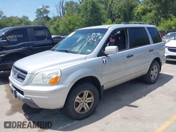 2003 Honda Pilot EX with VIN 2HKYF18653H602531, listed as a IAAI auction lot 39889747 with 284,782 mi miles and . Bid and sale history available at DreamBid. Image 2.