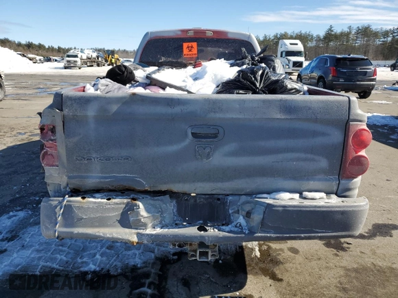 2007 Dodge Dakota ST with VIN 1D7HE22K87S255918, listed as a Copart auction lot 45537175 with 132,969 mi miles and Salvage Title. Bid and sale history available at DreamBid. Image 6.