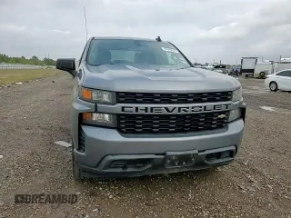 2020 Chevrolet Silverado 1500 Custom with VIN 1GCRWBEF3LZ191136, listed as a Copart auction lot 81049624 with 77,711 mi miles and Salvage Title. Bid and sale history available at carsss.com. Image 11.