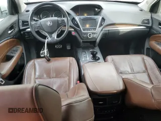 2017 Acura MDX Sport Hybrid w/Advance Pkg with VIN 5FRYD7H73HB001608, listed as a Copart auction lot 79456764 with 120,589 mi miles and Salvage Title. Bid and sale history available at carsss.com. Image 8.